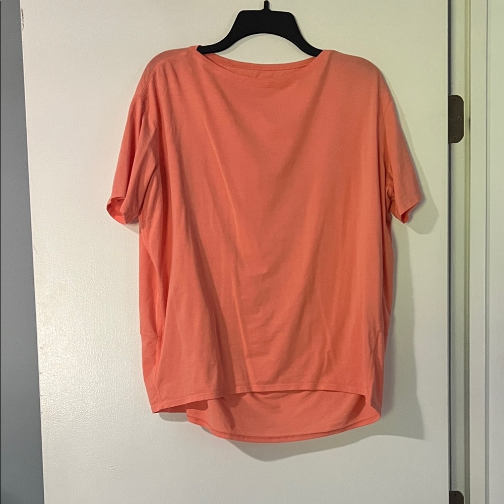 Lululemon Athletica Coral Short Sleeve Tee